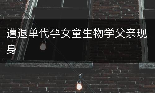 遭退单代孕女童生物学父亲现身