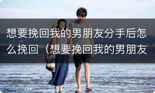 想要挽回我的男朋友分手后怎么挽回（想要挽回我的男朋友分手后怎么挽回呢）