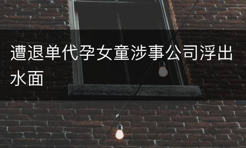 遭退单代孕女童涉事公司浮出水面