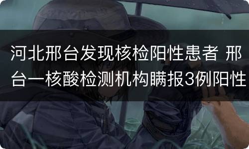 河北邢台发现核检阳性患者 邢台一核酸检测机构瞒报3例阳性