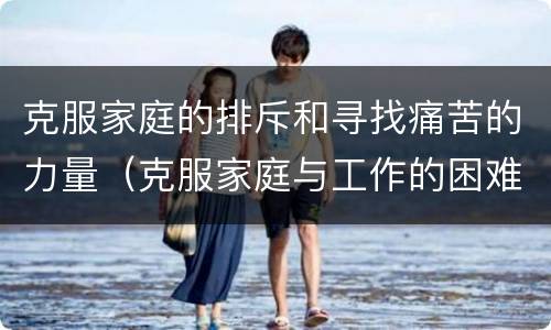 克服家庭的排斥和寻找痛苦的力量（克服家庭与工作的困难）