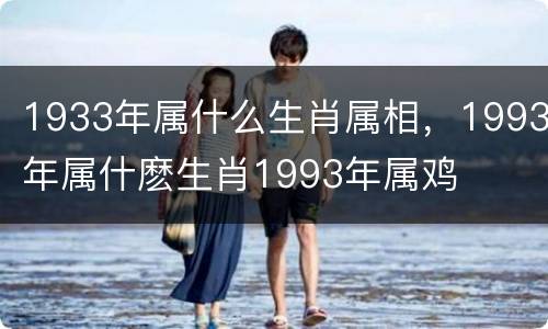 1933年属什么生肖属相，1993年属什麽生肖1993年属鸡