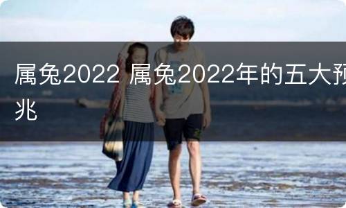 属兔2022 属兔2022年的五大预兆