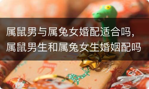 属鼠男与属兔女婚配适合吗，属鼠男生和属兔女生婚姻配吗