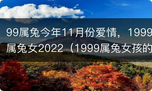 99属兔今年11月份爱情，1999属兔女2022（1999属兔女孩的婚姻）