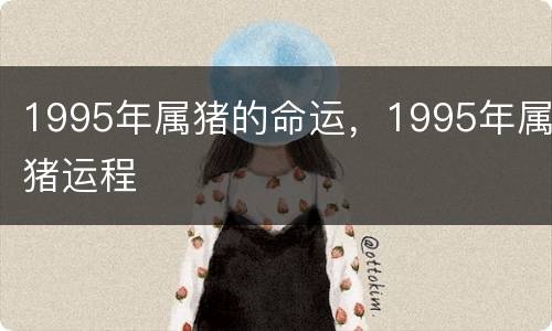 1995年属猪的命运，1995年属猪运程