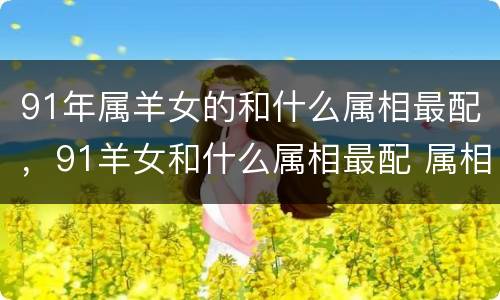 91年属羊女的和什么属相最配，91羊女和什么属相最配 属相婚