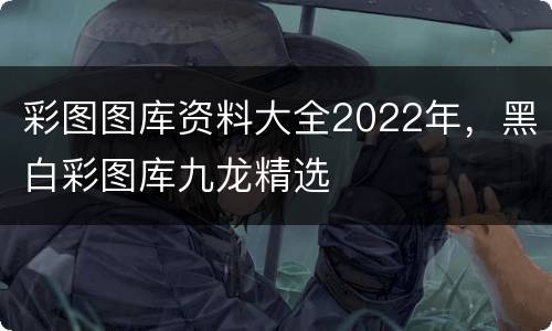 彩图图库资料大全2022年，黑白彩图库九龙精选