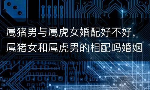 属猪男与属虎女婚配好不好，属猪女和属虎男的相配吗婚姻状况怎么样