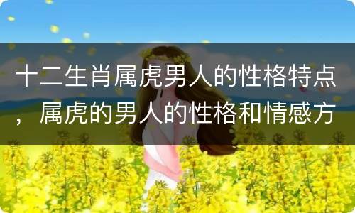 十二生肖属虎男人的性格特点，属虎的男人的性格和情感方面