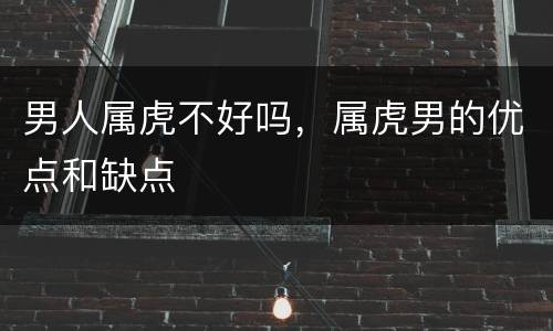男人属虎不好吗，属虎男的优点和缺点