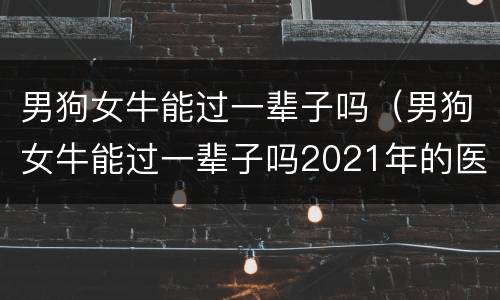 男狗女牛能过一辈子吗（男狗女牛能过一辈子吗2021年的医保费是多少）