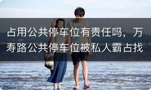 占用公共停车位有责任吗，万寿路公共停车位被私人霸占找谁解决？