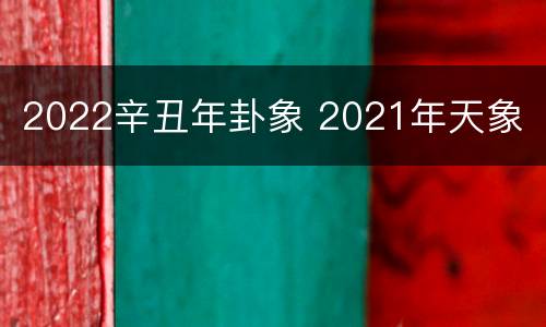 2022辛丑年卦象 2021年天象
