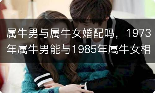 属牛男与属牛女婚配吗，1973年属牛男能与1985年属牛女相配么?