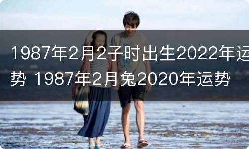 1987年2月2子时出生2022年运势 1987年2月兔2020年运势