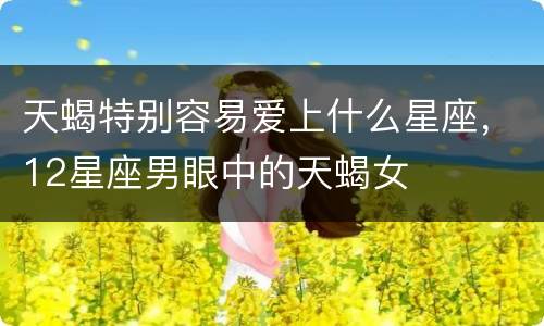 天蝎特别容易爱上什么星座，12星座男眼中的天蝎女