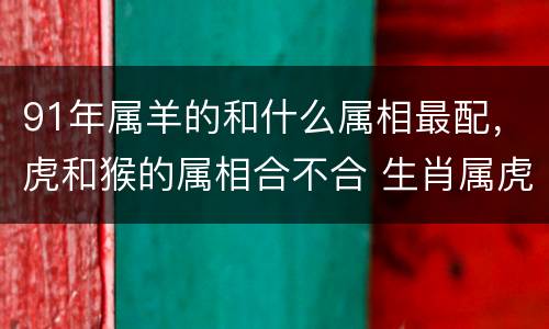 91年属羊的和什么属相最配，虎和猴的属相合不合 生肖属虎和属
