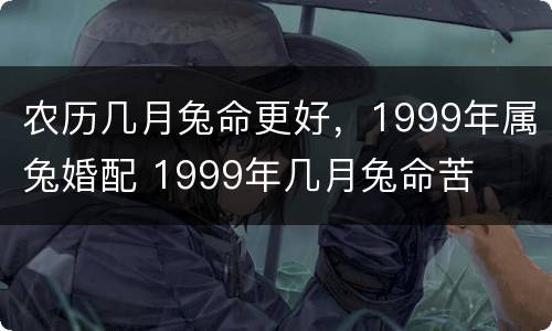 农历几月兔命更好，1999年属兔婚配 1999年几月兔命苦