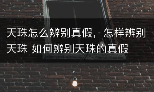 天珠怎么辨别真假，怎样辨别天珠 如何辨别天珠的真假