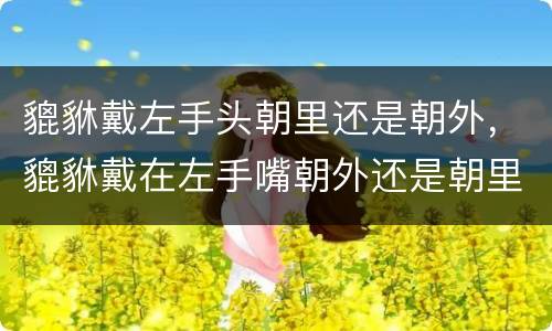 貔貅戴左手头朝里还是朝外，貔貅戴在左手嘴朝外还是朝里