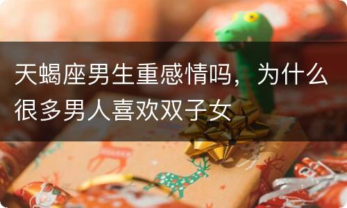 天蝎座男生重感情吗，为什么很多男人喜欢双子女