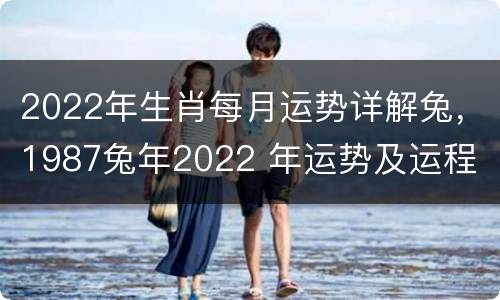 2022年生肖每月运势详解兔，1987兔年2022 年运势及运程