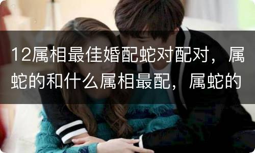 12属相最佳婚配蛇对配对，属蛇的和什么属相最配，属蛇的配什么生肖最好