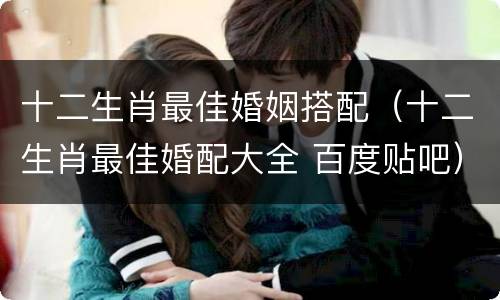 十二生肖最佳婚姻搭配（十二生肖最佳婚配大全 百度贴吧）