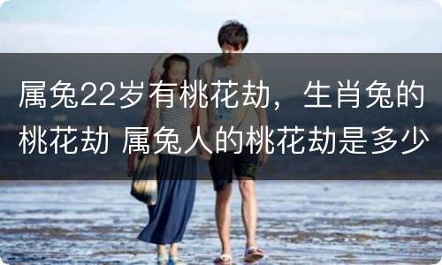 属兔22岁有桃花劫，生肖兔的桃花劫 属兔人的桃花劫是多少岁