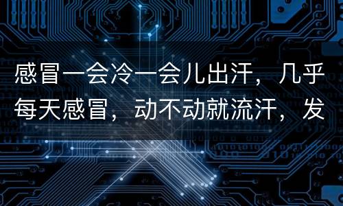 感冒一会冷一会儿出汗，几乎每天感冒，动不动就流汗，发冷受不了一点风寒症