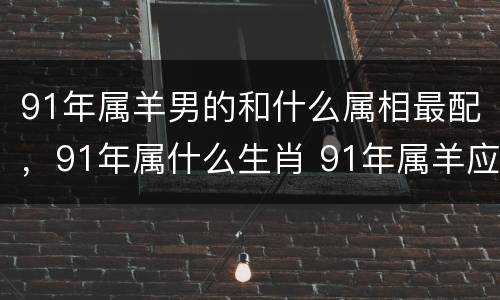 91年属羊男的和什么属相最配，91年属什么生肖 91年属羊应
