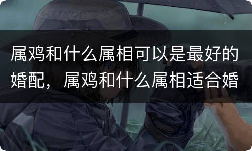 属鸡和什么属相可以是最好的婚配，属鸡和什么属相适合婚配