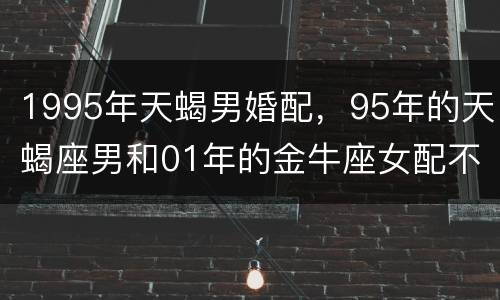 1995年天蝎男婚配，95年的天蝎座男和01年的金牛座女配不配?