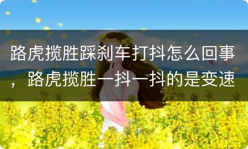 路虎揽胜踩刹车打抖怎么回事，路虎揽胜一抖一抖的是变速箱的问题吗？