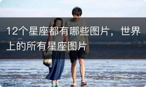 12个星座都有哪些图片，世界上的所有星座图片