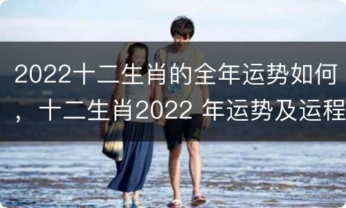 2022十二生肖的全年运势如何，十二生肖2022 年运势及运程完整
