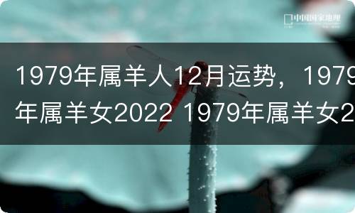 1979年属羊人12月运势，1979年属羊女2022 1979年属羊女2020年12月运势