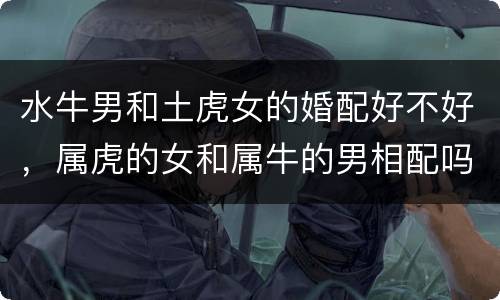 水牛男和土虎女的婚配好不好，属虎的女和属牛的男相配吗