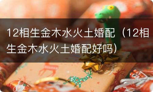 12相生金木水火土婚配（12相生金木水火土婚配好吗）
