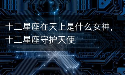 十二星座在天上是什么女神，十二星座守护天使