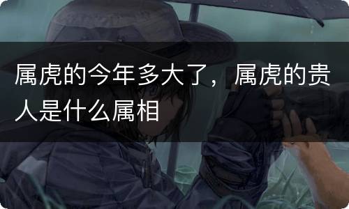 属虎的今年多大了，属虎的贵人是什么属相