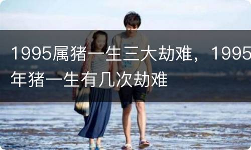 1995属猪一生三大劫难，1995年猪一生有几次劫难