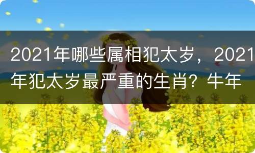 2021年哪些属相犯太岁，2021年犯太岁最严重的生肖？牛年