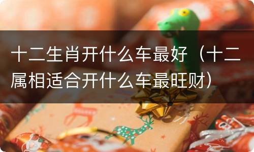 十二生肖开什么车最好（十二属相适合开什么车最旺财）