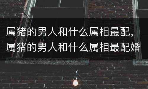 属猪的男人和什么属相最配，属猪的男人和什么属相最配婚