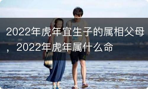 2022年虎年宜生子的属相父母，2022年虎年属什么命