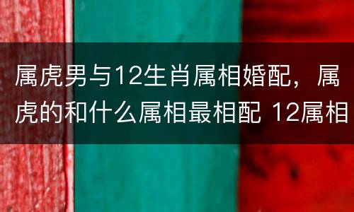 属虎男与12生肖属相婚配，属虎的和什么属相最相配 12属相婚配表