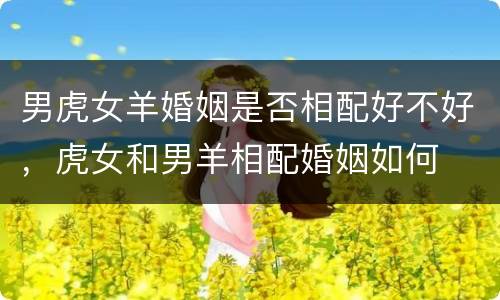 男虎女羊婚姻是否相配好不好，虎女和男羊相配婚姻如何