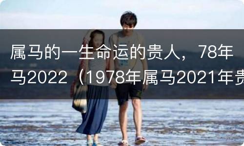 属马的一生命运的贵人，78年马2022（1978年属马2021年贵人属相）